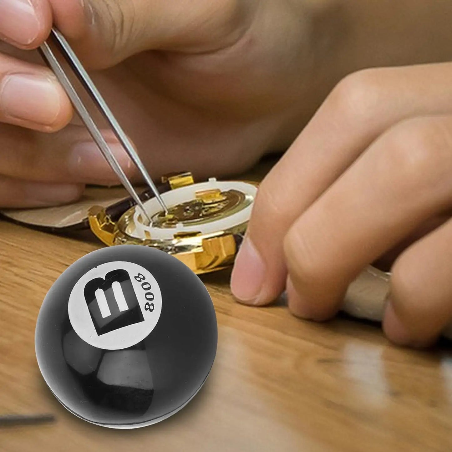 Rubber Ball Watch Case Opener - Inflatable Watch Back Cover Removal & Repair Tool for Watchmakers