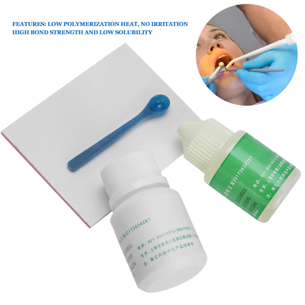 Zinc Polycarboxylate Cement Kit – 15ml Liquid & 30g Powder Dental Cement for Professional Use