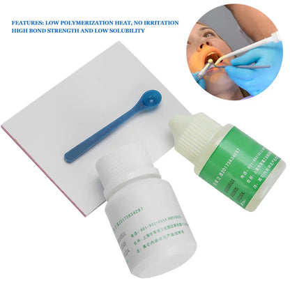 Zinc Polycarboxylate Cement Kit – 15ml Liquid & 30g Powder Dental Cement for Professional Use