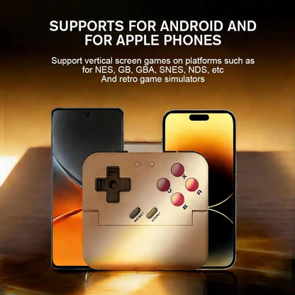Retro Mini Taco Bluetooth Game Controller for Android & iOS – Wireless NES Arcade Emulator Gaming Pad