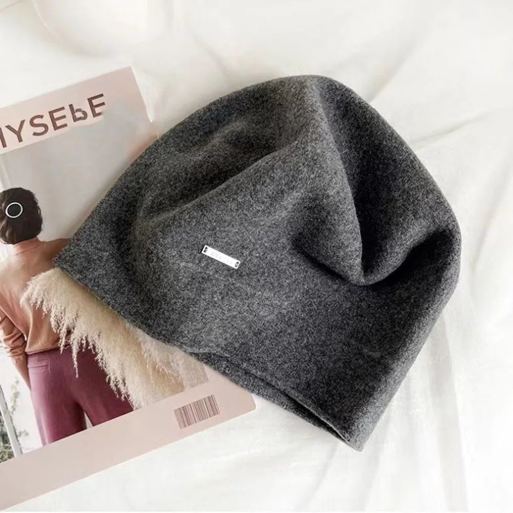 2022 Women’s Cashmere Blend Winter Hat – Soft Warm Wool Skullies, Beanies, Fedora Retro Beret, Boutique Style