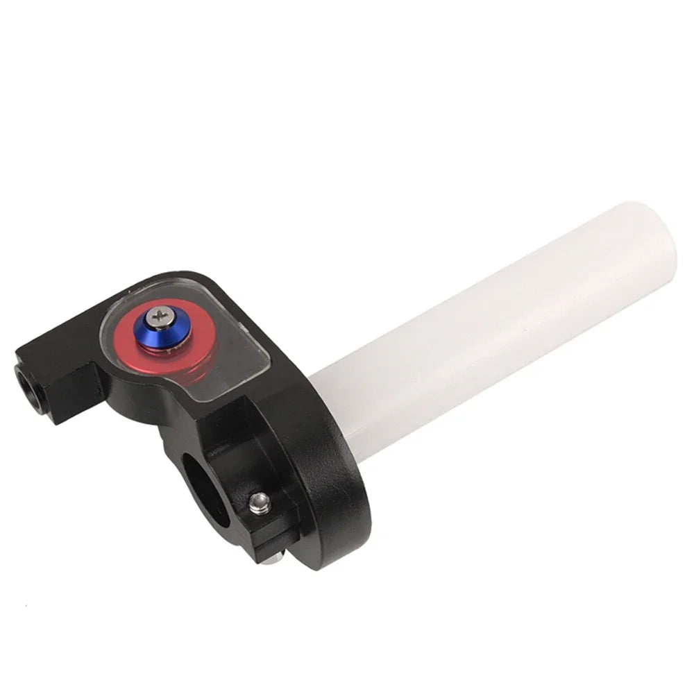 22mm Quick Twist Throttle Grip Set with Cable — Motorcycle Dirt Bike Handlebar Grips for Honda, Kawasaki, Suzuki, KTM