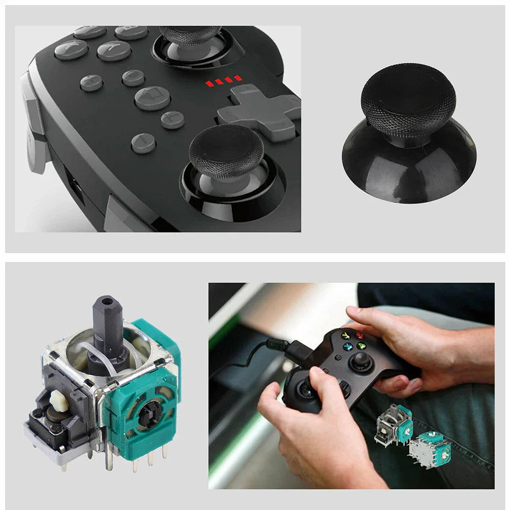 Replacement Joystick for Xbox One & Series X/S Controllers — 3D Analog Thumbsticks with T6/T8 Screwdriver Repair Kit