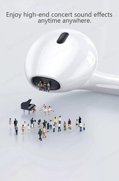 High-Fidelity Bluetooth Wired Headset for iPhone 15/14/13 Pro – Type-C & 3.5mm Compatible with Samsung, Xiaomi, iPad & Tablets