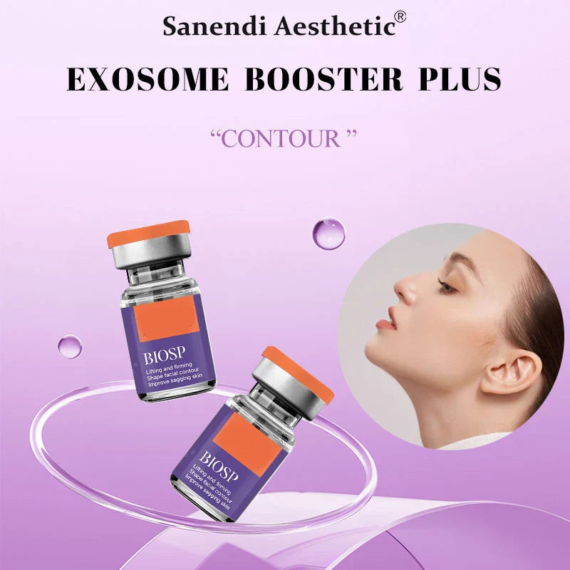 2025 Exosomas Plus Facial Serum – Anti-Aging, Lifting & Moisturizing Dermapen Booster for Acne Scar Repair, 7ml×5 Vials
