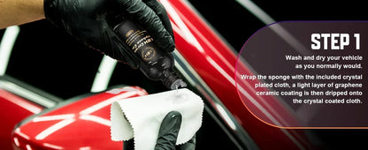 Graphene Ceramic Coating 20H/12H — Self-Healing UV Protection Car Detailing Coating for Long-Lasting Shine