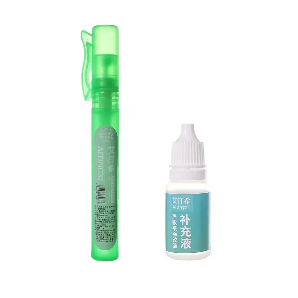 Privacy Protection Spray Pen for Thermal Paper – Portable Data Eraser & Correction Fluid for Receipts, Shipping Labels & Personal Information