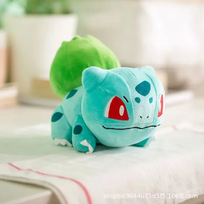20cm Pokemon Plush Toys – Kawaii Pikachu, Raichu, Jenny, and Turtle Anime Dolls for Kids' Birthday & Christmas Gifts