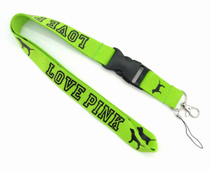 LOVE PINK Cellphone Lanyard Strap – Detachable Buckle Holder for Keys, ID Cards, Clothing & Accessories (H005)