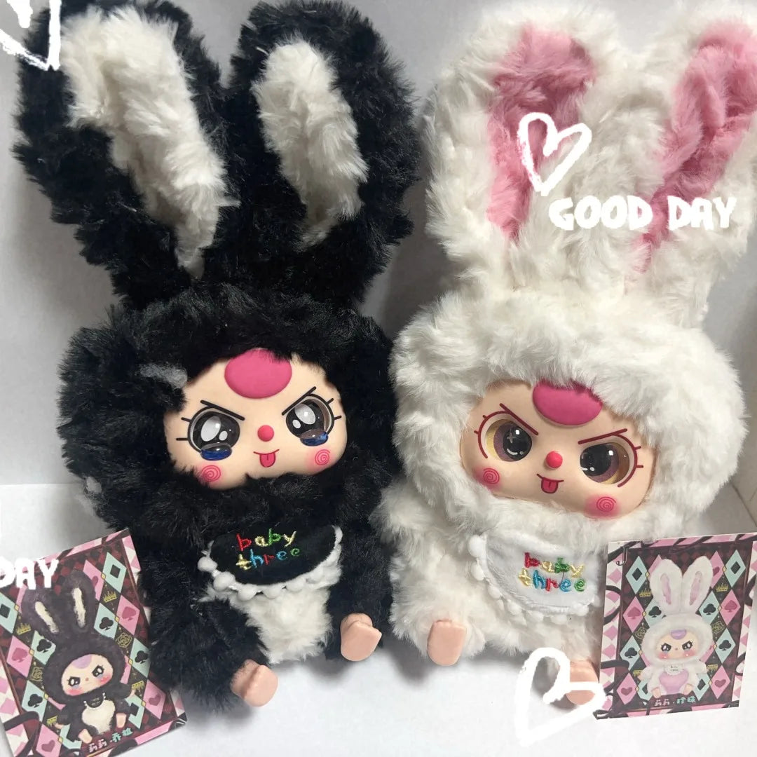1:1 Replica Baby Three Lily Rabbit Vinyl Plush Blind Box – Cute Kawaii Doll, Bag Pendant & Christmas Gift Ornament