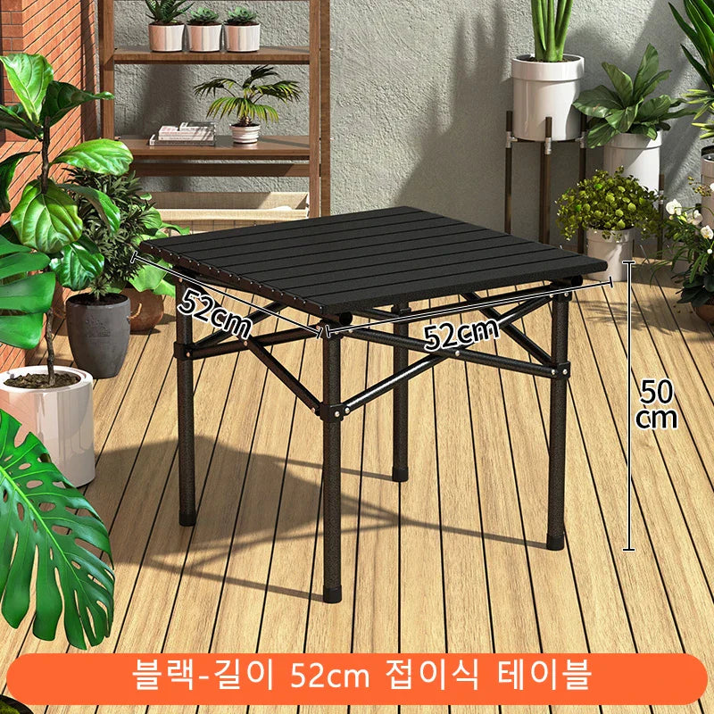 Camping Folding Table & Chair Set – Lightweight, Stable, Easy to Install Outdoor Table for Camping