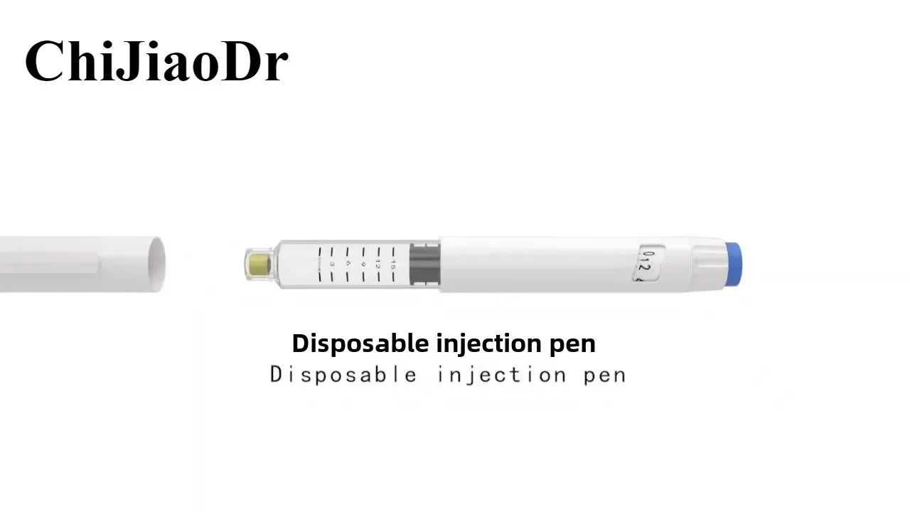Adjustable-Dose Disposable Insulin Injection Pen — Single-Use Insulin Injector for Precise Diabetes Management