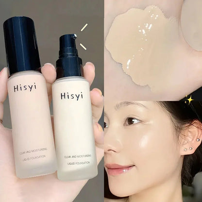 Natural Liquid Foundation – Flawless Coverage, Lightweight & Transparent Concealer for Smooth Skin