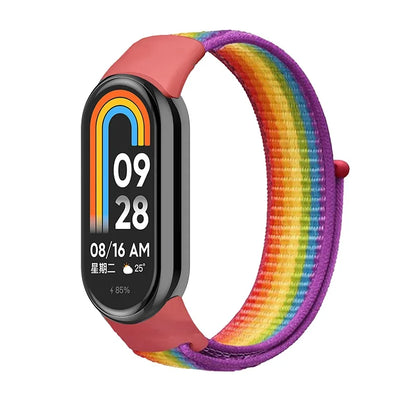 Nylon Sport Loop Strap for Xiaomi Mi Band 9 8 NFC – Replacement Wristband for Mi Band 7 6 5 4 3