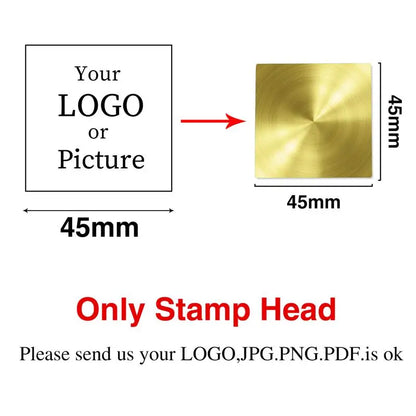 Custom Logo Wax Seal Stamp – Personalized Metal Stamps for Invitations, Gifts & Branding