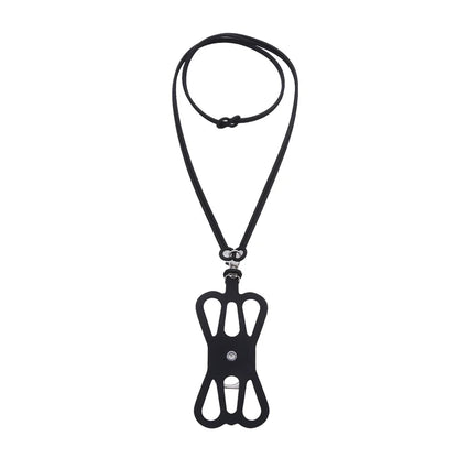 Universal Silicone Phone Lanyard — Sports Strap, Ring Holder, Neck Sling Rope & Mobile Phone Chain