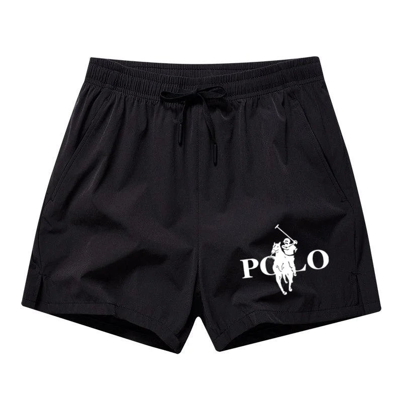 Men's Quick-Dry Ice Silk Shorts - Slim Fit Breathable Running & Beach Shorts