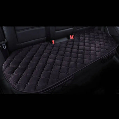 Universal Winter Warm Car Seat Cover Protector Set – 3-Piece Rear Seat Cushion & Back Cushion Auto Seat Protection for Cars, SUVs & Vans