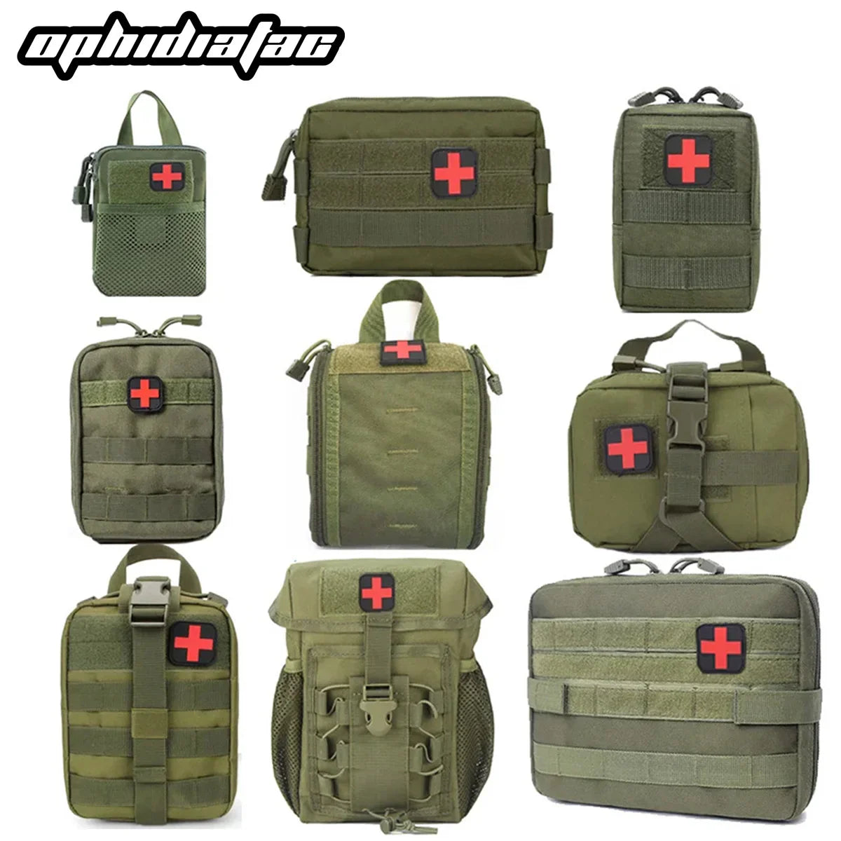 IFAK EDC Waist Bag – Outdoor First Aid & Survival Kit for Hunting, Camping, and Emergency Use