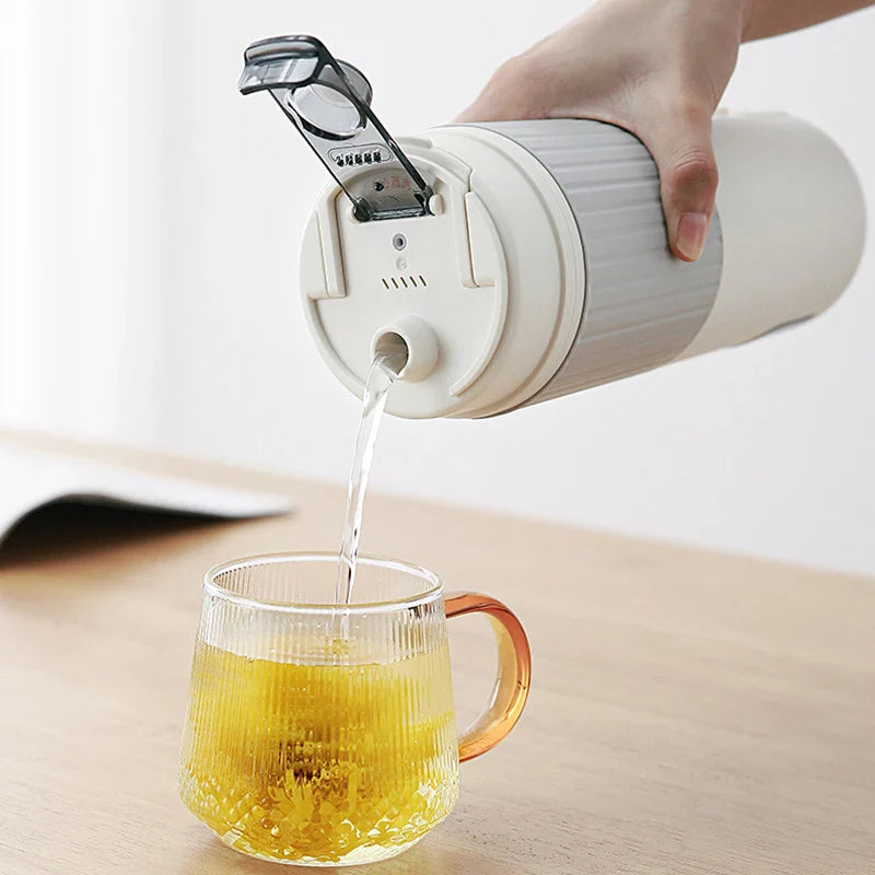 650ml Portable Electric Kettle — Travel Water Boiler with Temperature Control, LED Display Smart Teapot