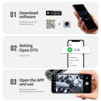 3-in-1 Smart Ear Cleaner Endoscope with Earwax Remover & Otoscope - 5.5mm, Android/PC Type-C Compatibility