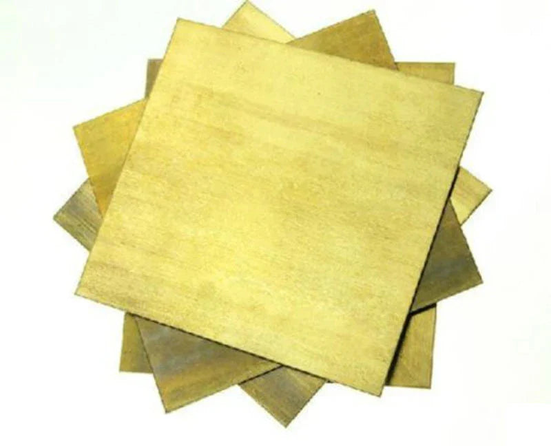 Brass Sheet Plate – 0.1-8mm Thickness for CNC Cutting, Frame Models & DIY Construction Projects