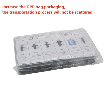 100pcs Auto Fastener Clip Kit | Fender Rivet Clips | Car Body Push Retainer Pin | Bumper Door Trim Panel Retainer Car Clips