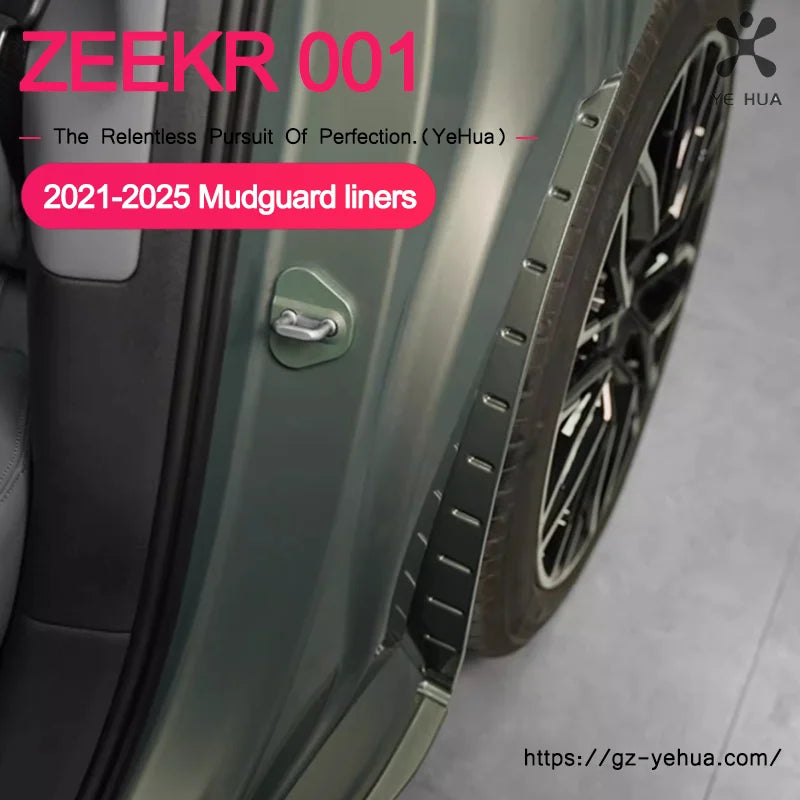Zeekr 001 Mud Flaps - Rear Wheel Fender Splash Guards 2-Piece Set