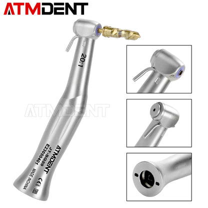 Dental 20:1 Implant Contra Angle Handpiece – Slow Speed for E-Type Micromotor, Compatible with Dental Implants
