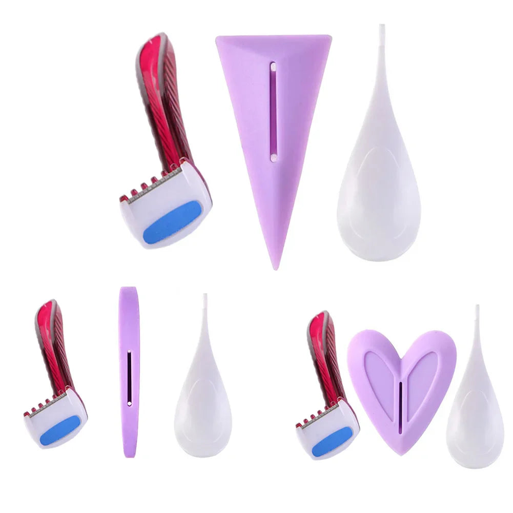 Bikini Shaving Stencil for Women — Female Pubic Hair Razor for Precise Grooming