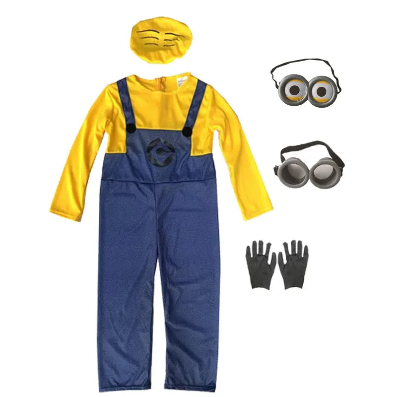 Anime Character Jumpsuit Costume - Unisex Halloween Cosplay Outfit for Kids & Adults