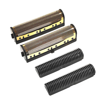 Replacement Cutter & Net for Andis 17150/17200 – Washable 3D Floating Shaving Blade Gold