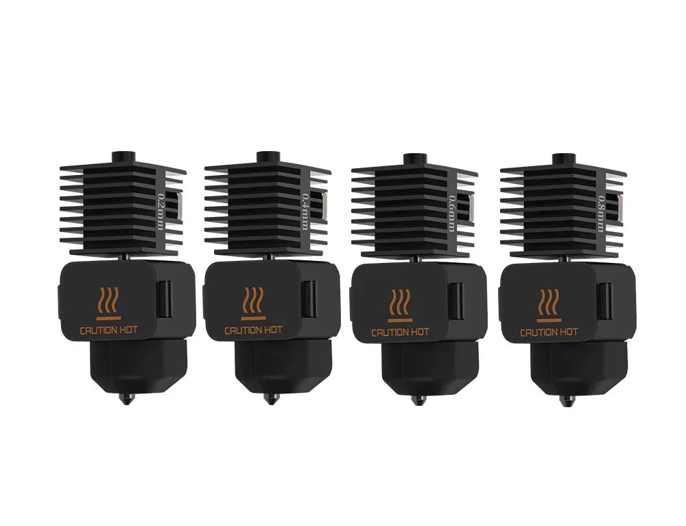 Hotend Kit for Bambu Lab A1/A1 Mini – 0.2/0.4/0.6/0.8mm Hardened Steel Nozzle 3D Printer Accessory