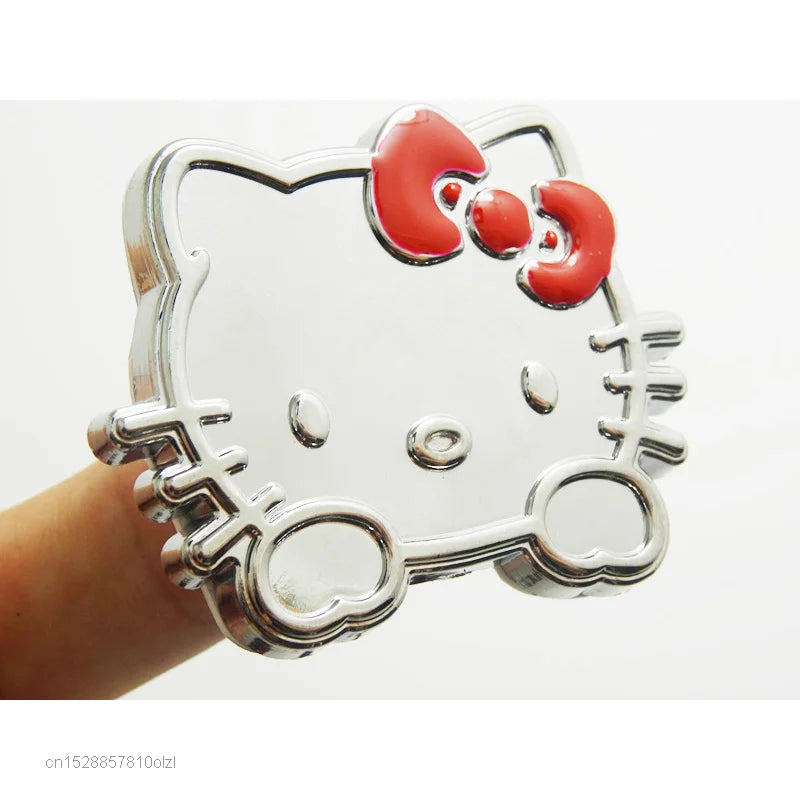 Sanrio 3D Hello Kitty Car Stickers – Kawaii Anime Auto & Motorcycle Scratch Cover Decor, Cute Gift Accessory