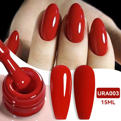 UR SUGAR 15ml Jelly Gel Polish - Milky White Translucent UV Soak Off Nail Art Varnish