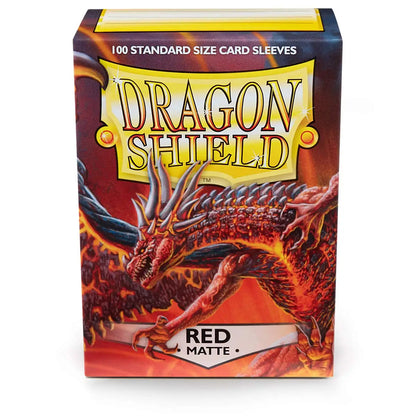100PCS Dragon Shield Card Sleeves Box — Multicolor Matte Protectors for TCG, PTCG & Board Games