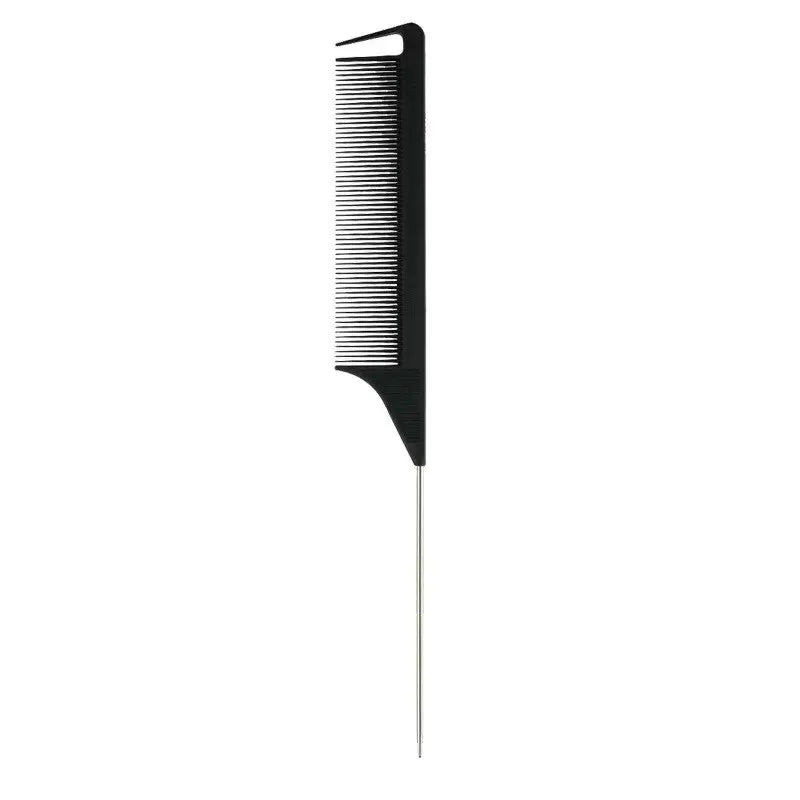 9PCS Professional Hairdressing Alligator Clips and Steel Pins Pointed Tail Picking Comb - Heat-Resistant Anti-Static Supplies