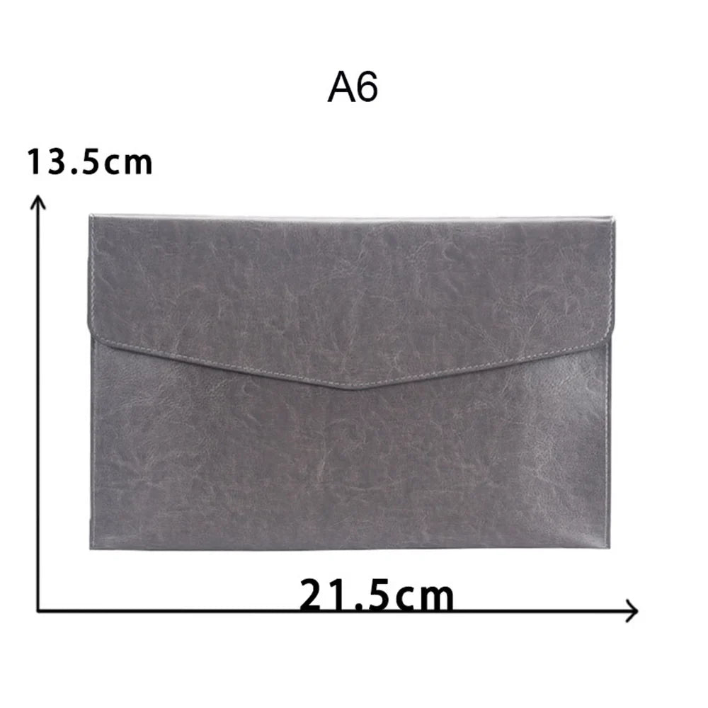 Leather Document Organizer – File Folder, Passport & Card Holder, School & Contract File Bag