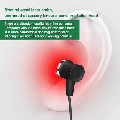 Rechargeable Portable Nasal and Ear Canal Laser Irradiator – Neck-Hanging 650nm Light Wave for Nasal and Ear Care