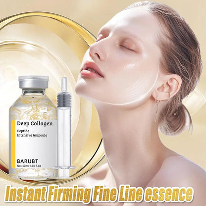 Silk Collagen Peptide Face Serum - Anti-Wrinkle Firming & Revitalizing Skin Care Cream 40ml