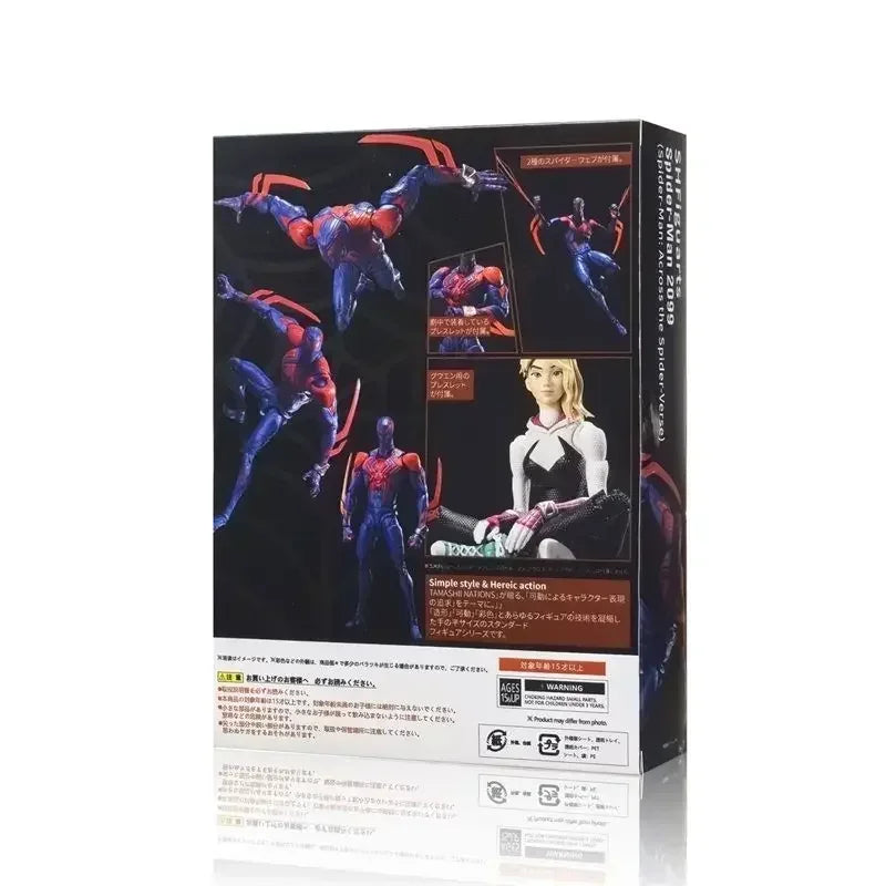 CT Spider-Man 2099 S.H.Figuarts – Across the Spider-Verse Part One Anime Action Figure Model Toy Gift