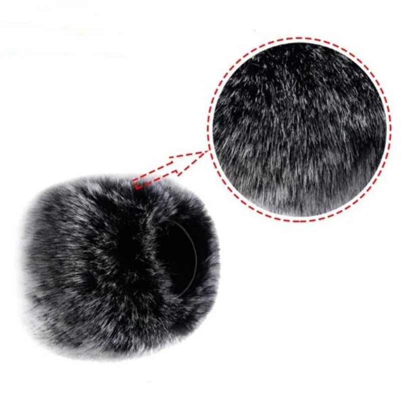 Foam & Furry Microphone Windscreen for Blue Yeti – Pop Filter Wind Muff for Yeti Pro Mic