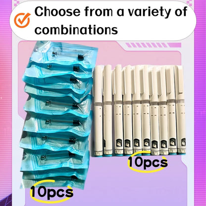 10PCS Disposable Injection Pens (Without Medication) — Individually Packaged Pre-Filled Pen Set