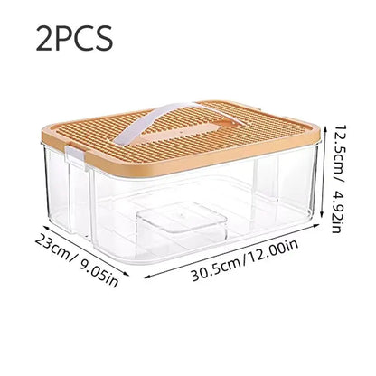 Stackable Building Blocks Toy Storage Box for Kids – Brick-Shaped Plastic Container with Lid – Toy Organizer & Sundries Bin