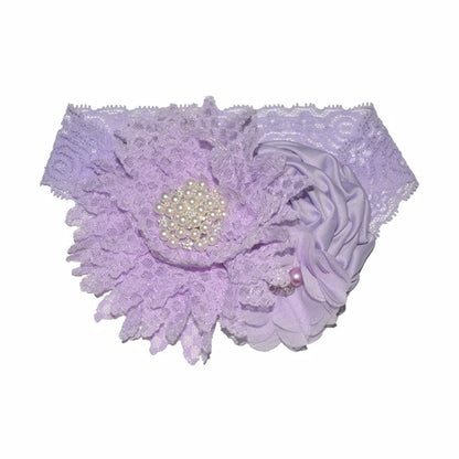 Soft Floral Baby Headband - Princess Headwrap Hair Accessories for Newborn Girls