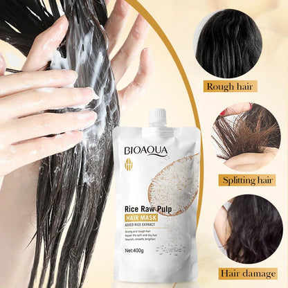 Keratin Hair Mask - 5-Second Repair Treatment for Damaged, Frizzy, Soft & Shiny Hair
