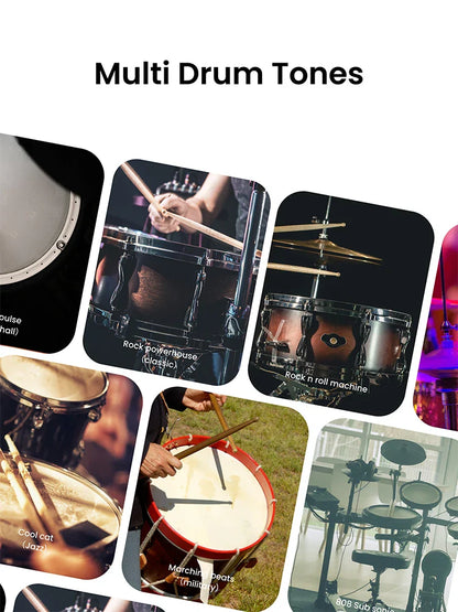 AeroBand PocketDrum 2 MAX – Somatosensory Digital Electronic Drum Stick Set with Foot Pedals & Bluetooth Adapter