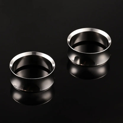 Doearko Stainless Steel Ear Gauges Round Tunnels Plugs Body Jewelry Expander for Women