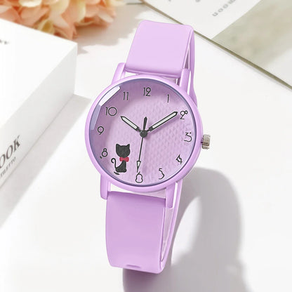 Women’s Casual Quartz Watch – Silicone Strap Wristwatch Gift for Ladies