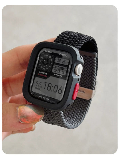 Candy Silicone Apple Watch Case & Strap - Protective Band Cover for Series 11 10 9 8 7 SE 6 5 4 Ultra 49mm 45mm 41mm 44mm 40mm